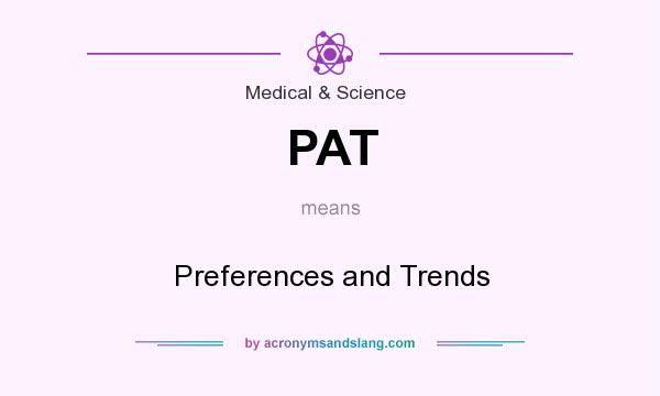 What does PAT mean? It stands for Preferences and Trends