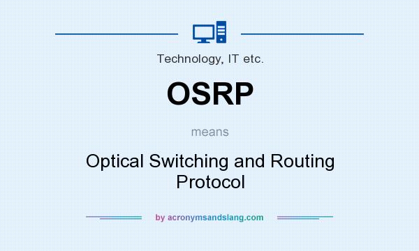 What does OSRP mean? It stands for Optical Switching and Routing Protocol