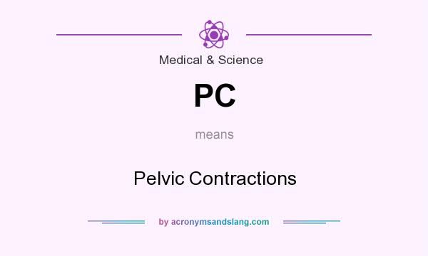 What does PC mean? It stands for Pelvic Contractions
