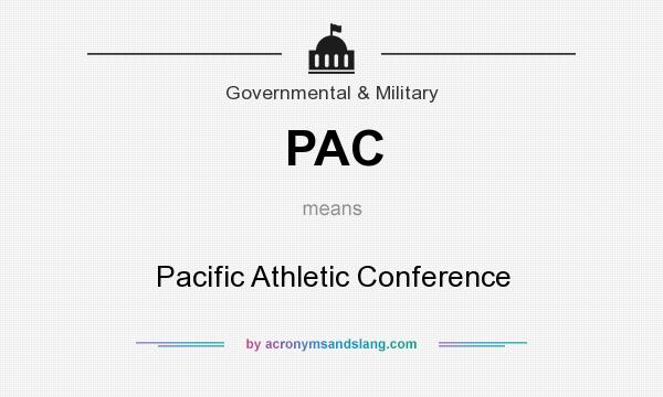 What does PAC mean? It stands for Pacific Athletic Conference