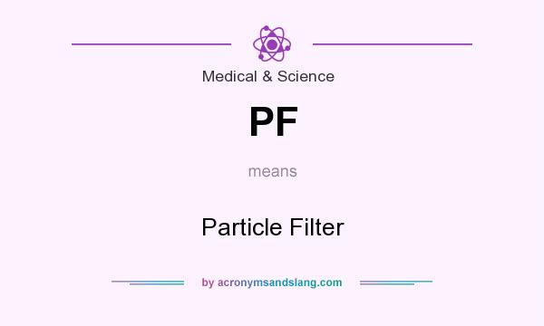 What does PF mean? It stands for Particle Filter
