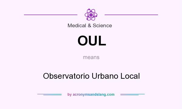 What does OUL mean? It stands for Observatorio Urbano Local