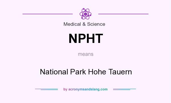 What does NPHT mean? It stands for National Park Hohe Tauern