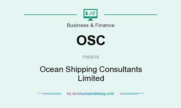 What does OSC mean? It stands for Ocean Shipping Consultants Limited