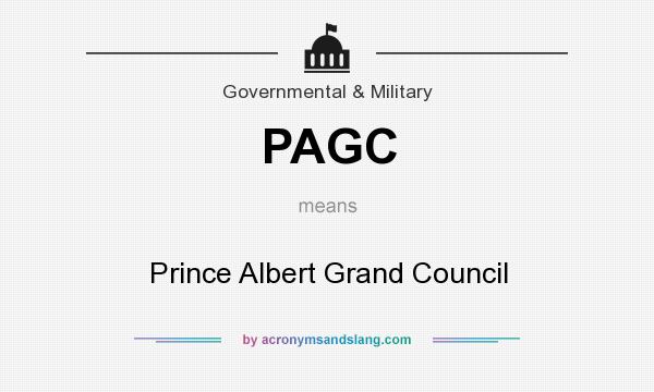 What does PAGC mean? It stands for Prince Albert Grand Council