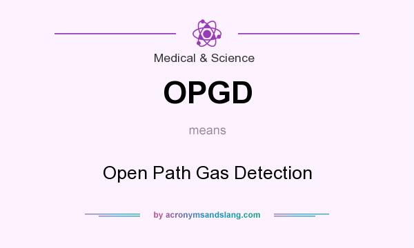 What does OPGD mean? It stands for Open Path Gas Detection
