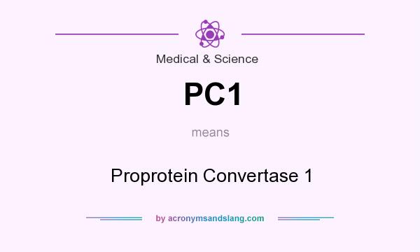 What does PC1 mean? It stands for Proprotein Convertase 1