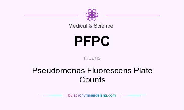 What does PFPC mean? It stands for Pseudomonas Fluorescens Plate Counts