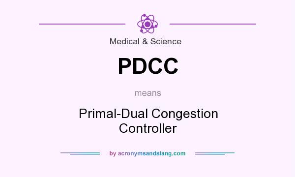 What does PDCC mean? It stands for Primal-Dual Congestion Controller