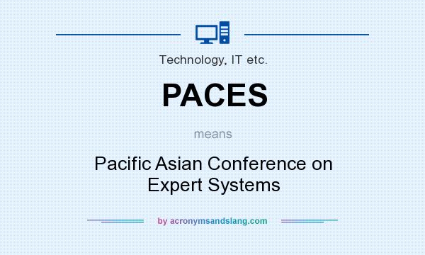What does PACES mean? It stands for Pacific Asian Conference on Expert Systems