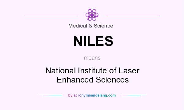What does NILES mean? It stands for National Institute of Laser Enhanced Sciences