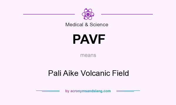 What does PAVF mean? It stands for Pali Aike Volcanic Field
