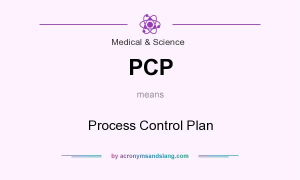What does PCP mean? It stands for Process Control Plan