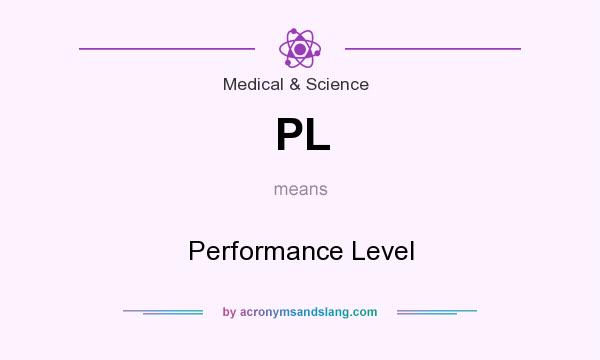 What does PL mean? It stands for Performance Level