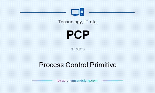 What does PCP mean? It stands for Process Control Primitive