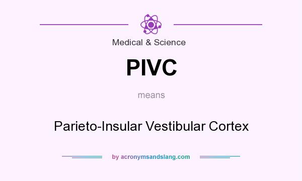 What does PIVC mean? It stands for Parieto-Insular Vestibular Cortex