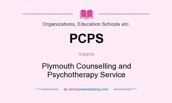 What does PCPS mean? It stands for Plymouth Counselling and Psychotherapy Service