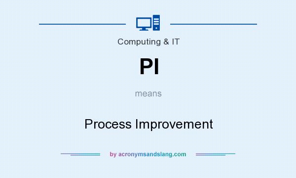What does PI mean? It stands for Process Improvement