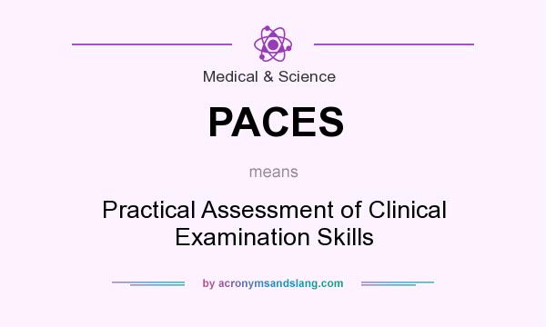 What does PACES mean? It stands for Practical Assessment of Clinical Examination Skills