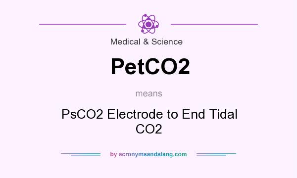What does PetCO2 mean? It stands for PsCO2 Electrode to End Tidal CO2