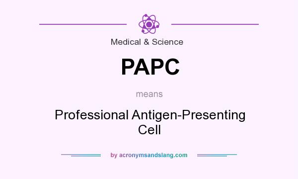 What does PAPC mean? It stands for Professional Antigen-Presenting Cell