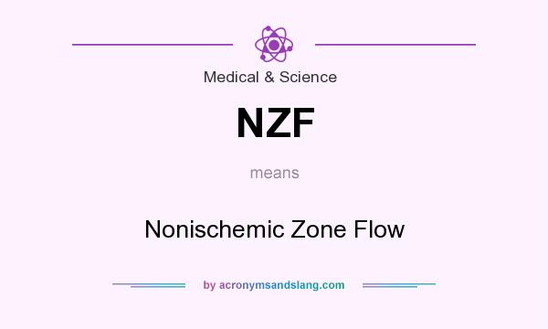 What does NZF mean? It stands for Nonischemic Zone Flow
