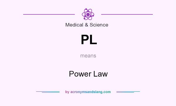 What does PL mean? It stands for Power Law