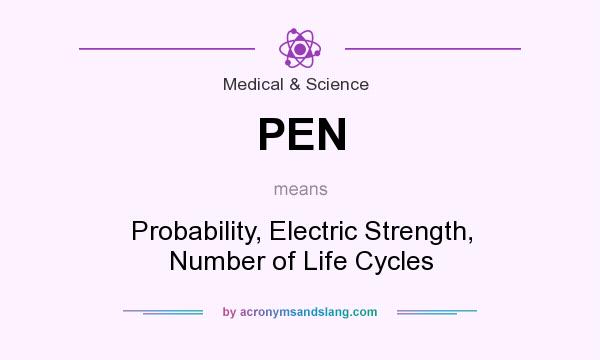 What does PEN mean? It stands for Probability, Electric Strength, Number of Life Cycles