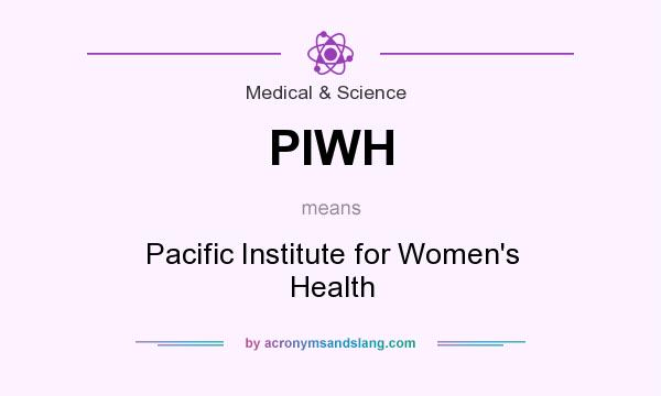 What does PIWH mean? It stands for Pacific Institute for Women`s Health
