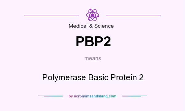 What does PBP2 mean? It stands for Polymerase Basic Protein 2