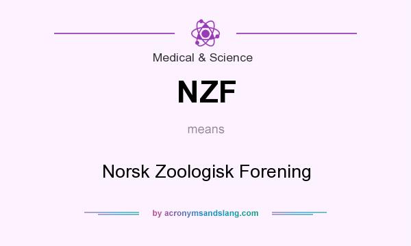 What does NZF mean? It stands for Norsk Zoologisk Forening
