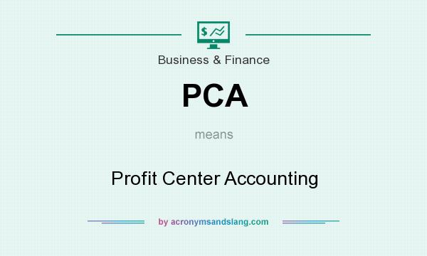 What does PCA mean? It stands for Profit Center Accounting