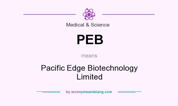 What does PEB mean? It stands for Pacific Edge Biotechnology Limited