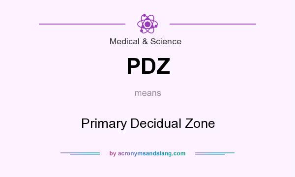 What does PDZ mean? It stands for Primary Decidual Zone
