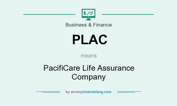 What does PLAC mean? It stands for PacifiCare Life Assurance Company