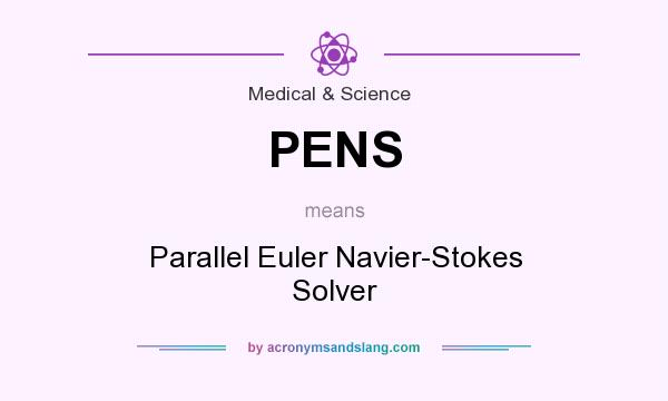 What does PENS mean? It stands for Parallel Euler Navier-Stokes Solver