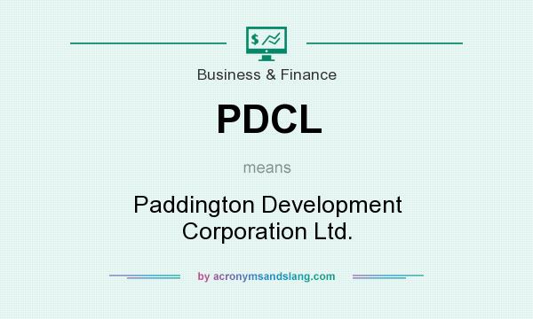 What does PDCL mean? It stands for Paddington Development Corporation Ltd.