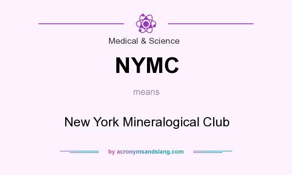 What does NYMC mean? It stands for New York Mineralogical Club