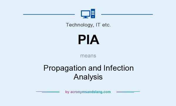What does PIA mean? It stands for Propagation and Infection Analysis