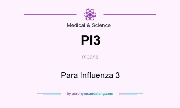 What does PI3 mean? It stands for Para Influenza 3