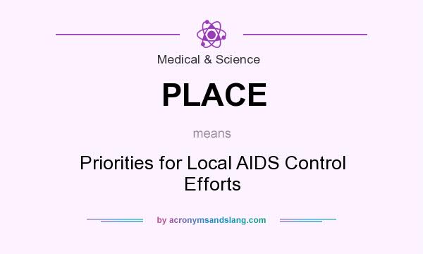 What does PLACE mean? It stands for Priorities for Local AIDS Control Efforts