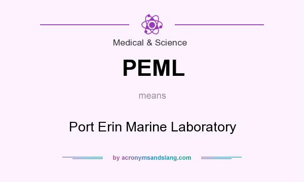 What does PEML mean? It stands for Port Erin Marine Laboratory