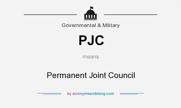What does PJC mean? It stands for Permanent Joint Council