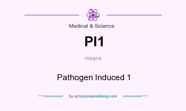 What does PI1 mean? It stands for Pathogen Induced 1
