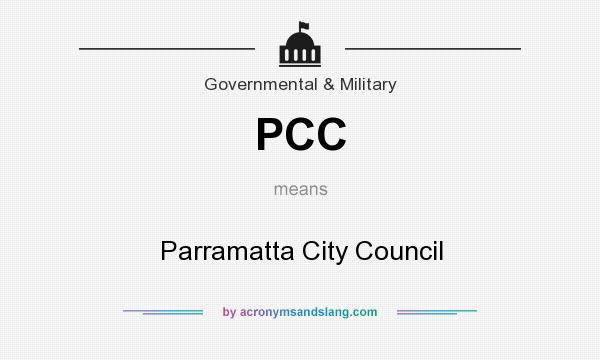 What does PCC mean? It stands for Parramatta City Council