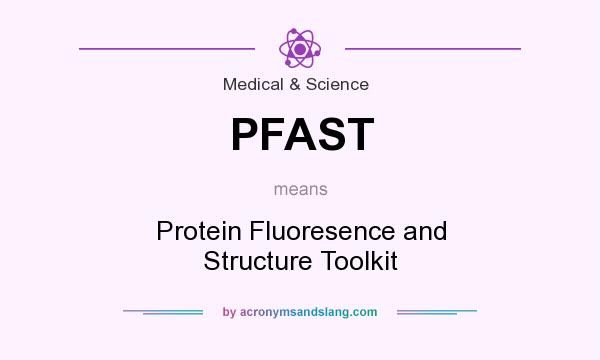 What does PFAST mean? It stands for Protein Fluoresence and Structure Toolkit