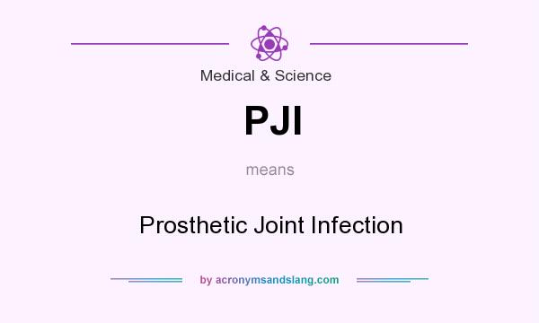 What does PJI mean? It stands for Prosthetic Joint Infection