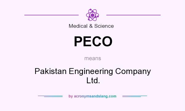 What does PECO mean? It stands for Pakistan Engineering Company Ltd.