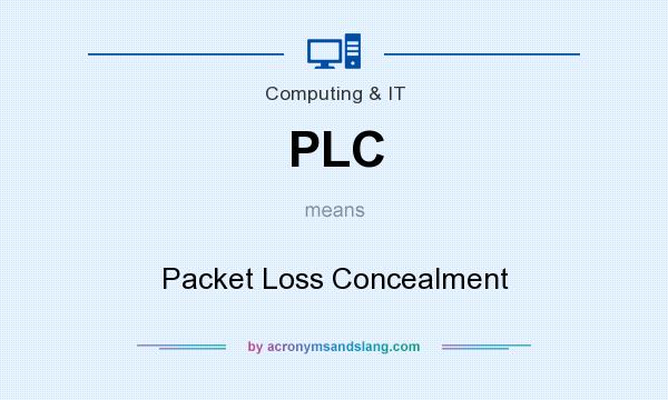 What does PLC mean? It stands for Packet Loss Concealment