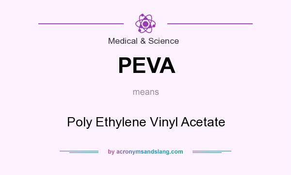 What does PEVA mean? It stands for Poly Ethylene Vinyl Acetate